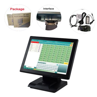 China 15 inch terminal pos system new technology product high brightness cheap pos touch screen monitor for sale