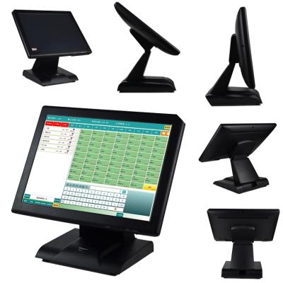 China POS System Supermarket All In One Touch Screen POS Order System For 15 Inch LCD Display Computer Monitor Retail Restaurant for sale