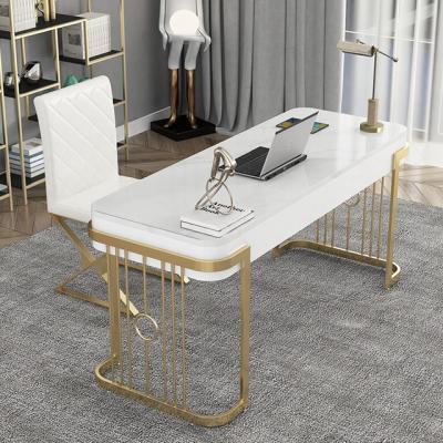 China Other Nordic Luxury Modern Company Office Home Office Computer Table Household Table Matching Leather Office Chair for sale