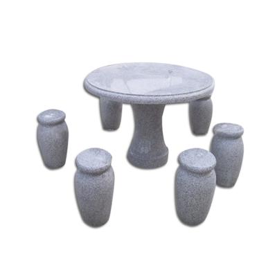 China China natural cheap outdoor granite stone chairs and tables for sale