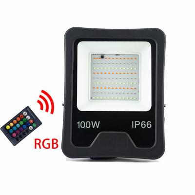 China Suitable Garden RGB 50w IP66 Outdoor Portable Led Flood Light for sale