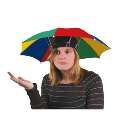 China All In 1 Hot Sale Hat Umbrella Fishing Mini Umbrella for sale