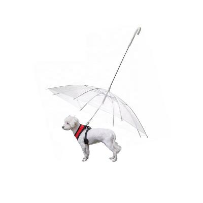 China All in 1 2018 New Inventions Transparent Dog Cat Outdoor Umbrella for sale