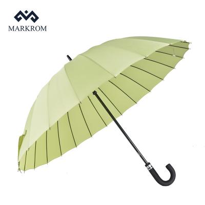 China Traditional Warm Strong Windproof Quality 24K Big Long Handle Umbrella for sale