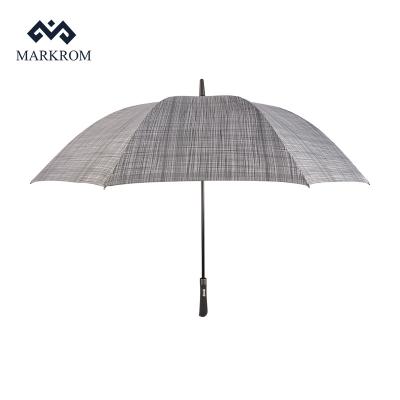 China Traditional High Quality Golf Umbrella Auto Open With Rubber Coated Handle for sale