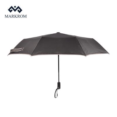 China 3 Times Open Automatic Traditional Sun and Rain Umbrella for sale