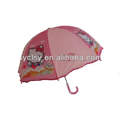 China HELLO KITTY Animal Straight Umbrella 2018 New Children's Polyester for sale