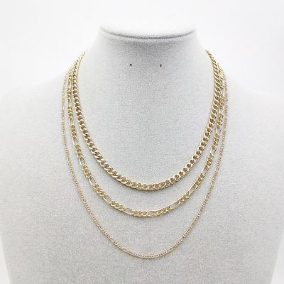 China CLASSIC Simple Temperament Necklace Ins Style Fashion Clavicle Chain Multilayer Chain Necklace for sale