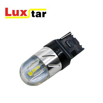 China 9-18v Car Led Lamp Auto Car Bulbs T20 7440 W21W 6SMD 3030 LED Turn Signal Light Brake Emergency Reverse Light 12V-24V for sale