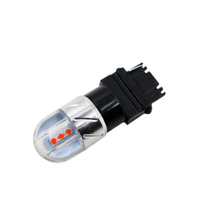 China RED High Power 80w BA15s S25 1157 3157 Bright Aluminum+PC LED Bulb For Tail Brake Lights for sale