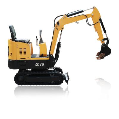 China Building Material Stores Farm Garden Micro CE EPA Micro Digger Excavator 1.0 Ton Mini Excavator For Sale With Environmental Protection Engine for sale