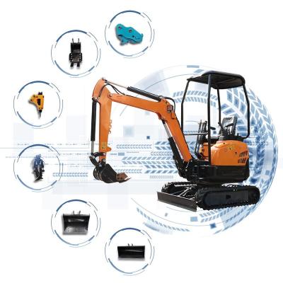 China Multifunctional Diesel Driver Control Agricultural Excavator of Building Material Stores Made in China for sale