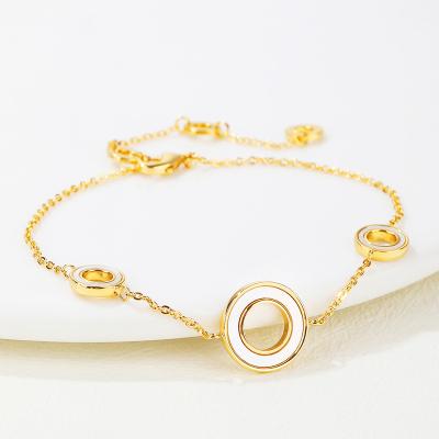 China High quality gold charm tending newest products bracelet fashion gold heart hot sale chain bracelet for sale