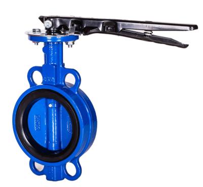 China General DEBIEN best selling ss316 hook clamp handle flange flange sanitary industry cast iron wafer type butterfly valves for sale