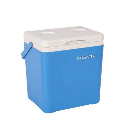 China Professional PU Supplier 7L Car Hard Cooler Box With Handle And Pull Rod for sale