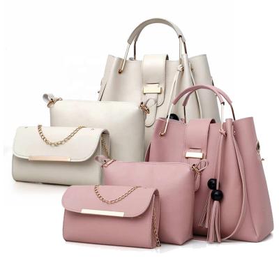 China Wholesale 3pcs Zipper Closure Ladies Purses Set Handbags For Women Large Capacity Bags for sale