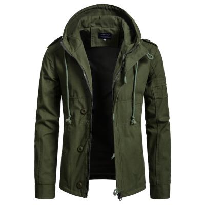 China QUICK DRY Winter Men Coat Cotton, Padded Hooded Down Coat Casual Jacket Outwear / Loose for sale