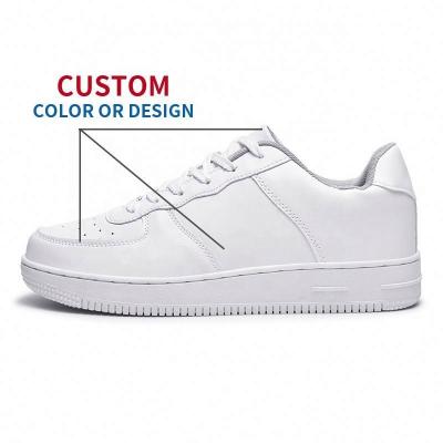 China Custom Walking Sneakers Custom Running Airing-Forcing-1-Shoes Style Shoes Aire ForcEing 1 Skate Organizer White Skateboarding Shoes Men's Athletic Shoes for sale