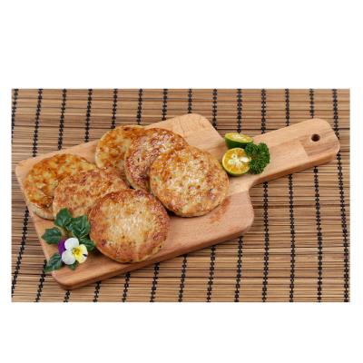 China NATURE Fish Port Salmon Cake Attractive Price New Type Retail Bag Breaded Pink Salmon for sale