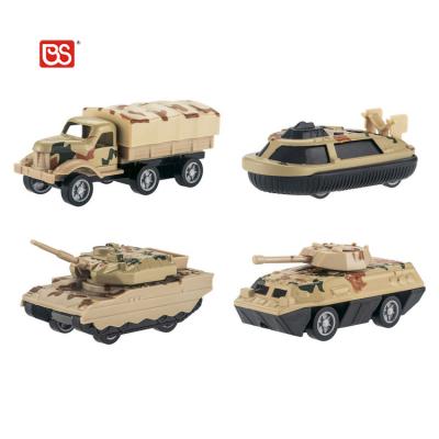 China Diecast Model Toy Mini Pull Back Car Toys Diecast Alloy Two Color Mixed Model Toys Gift Set Military Children for sale