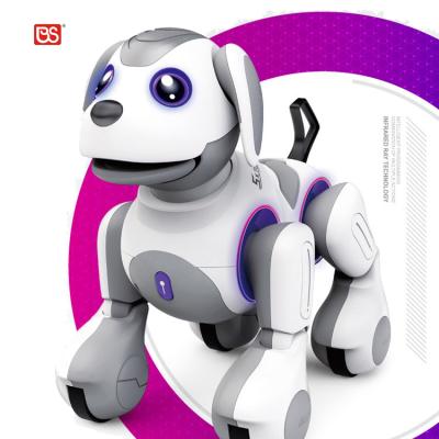 China Battery Operated Toy Head Touch Smart Dance Robot Toys White Color Infrared Intelligent Robot Remote Control Dog for sale