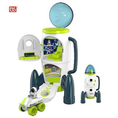 China Carryover Plastic High Quality Hot Selling Exploring Space Toy With Light And Healthy Preschool Toy for sale