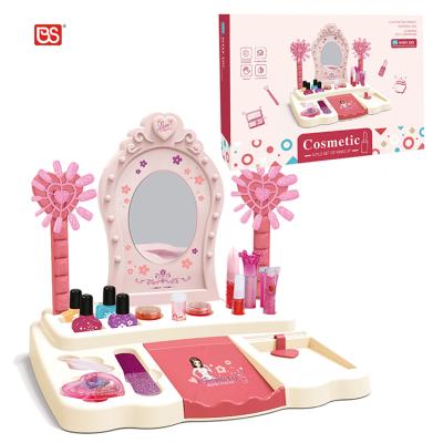 China Eco-friendly Material Cosmetic Makeup Toys Set Girl Pretend Dress Up Table Game Set 210701626 for sale