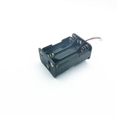 China Excellent Quality 6*AAA 9V PP Back Through Back With Lead Wire Battery Holder for sale