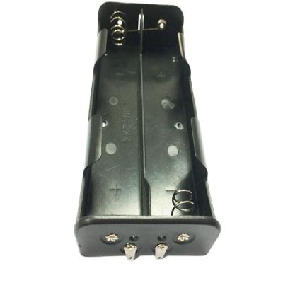 China Black PP 4C Two Lines 6V PP With Solder Plate Or Lead Wire Battery Holder for sale