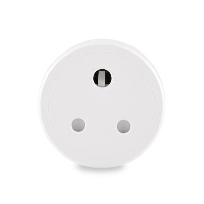 China Indian Standard 10A WiFi Smart Plug with Socket Power Metering Function for sale