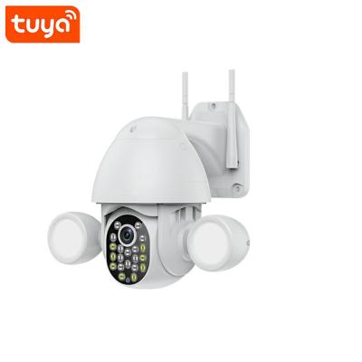 China Tuya Smart Life Google Alexa PTZ 1080P 2MP HD Waterproof Outdoor IP Camera P2P WiFi Security Camera CCTV Surveillance for sale