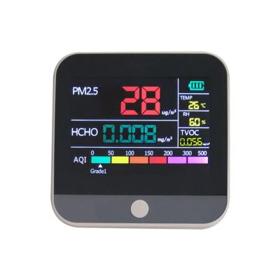 China Portable Particulate Matter Detectors TVCO HCHO PM 2.5 Air Quality Detector Common Screen Display USB Chargeing(DM306) for sale