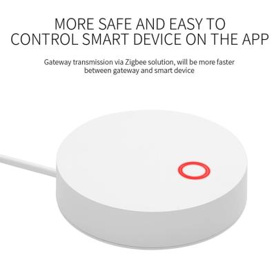 China 2021 Reddot Award Smart Tuya Zigbee3.0 Hub Gateway Smart Home Bridge Smart Life App Wireless Remote Controller for sale