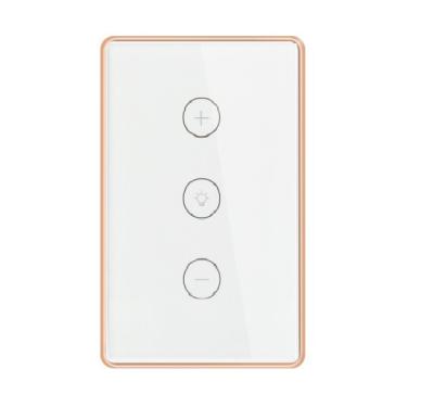 China Smart Home Controller Hand Touch Wall Switch Smart Kitchen Wifi Light Sockets And Switches Electrical Aluminum Frame for sale