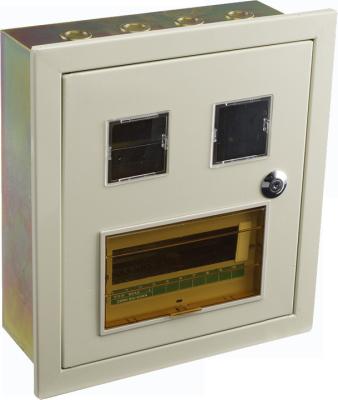 China Electric Power Transmission PZ40-steel 2 units 10-circuit distribution box round lock, can be dark and light installation instrument box electric meter box for sale