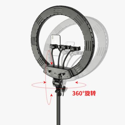 China PORTABLE for Live Stream Makeup Selfie Ring Light with Stand Foldable Led LED Light Camera Ring Light 3 Mobile Phone Holder for sale