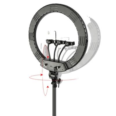 China PORTABLE Selfie Led Ring Light 18 Inch Ring Flash Light With Adjustable Tripod For Professional Photographic Lighting Live for sale