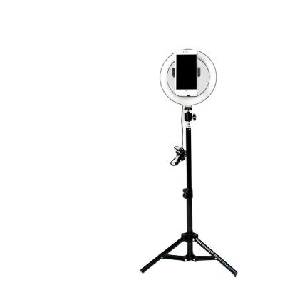 China PORTABLE Portable Tripod Mount Ringlight Ring Light Phone Video Camera Tripod Stand for sale