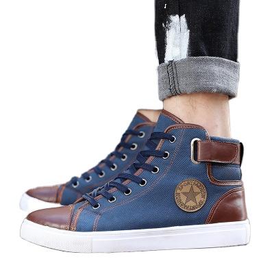 China CUSHIONING New Custom Made Beige Leisure Business Fasion Shoe Denim Factory Men's Formal Casual Canvas Shoes for sale