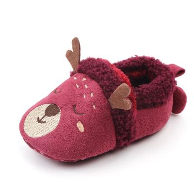 China Other Best Price Cute Baby Slippers For Toddler Boys Babies Knitted Cute Shoes Card Baby Winter Shoes for sale