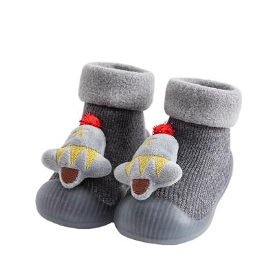 China New Cartoon Baby Toddler Shoes Deodorization Christmas Autumn And Winter Shoes Non Slip Floor Socks Toddler Shoes for sale