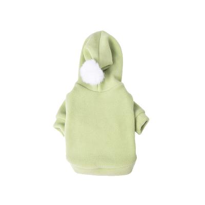 China Autumn Winter Fleece Dog Hoodie Viable Sweatshirts Warm Pet Clothes For Small Dogs Coat Puppy Cat Jacket Apparel for sale