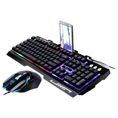 China 2021 Roc Newcomer Ultra Slim Big Game Set Wired Keyboard Kits Mouse PC Gamer Headset Kit Set Combos for sale