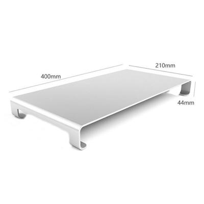 China Aluminum Alloy+Silicone Roc Large Desk Indoor Vertical Aluminum Monitor Stand For Monitor Stand OEM Desktop Monitor Stand for sale