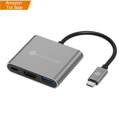 China 11 Port Hub NOVOO Best Option Docking Usb C Hub 3 In 1 Usb Hub For Meeting And Work for sale