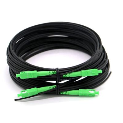 China SC/UPC Drop fiber optic patch tie/Armored Patchcord cable patch cords fiber optic patch cords/Interface for sale