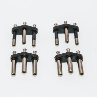 China Brazil Industrial Socket Insert Two Pins Plug Insert Socket Parts for sale