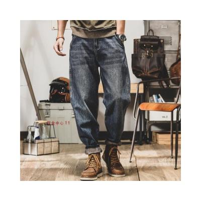 China Customization wholesale men's fashion new breathable 202 style vintage nostalgic new washed loose cone pants for sale