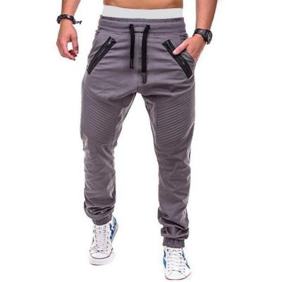 China New QUICK DRY fashion sports joggers pants casual sports pants sweatpants for men joggers with zipper pockets for sale