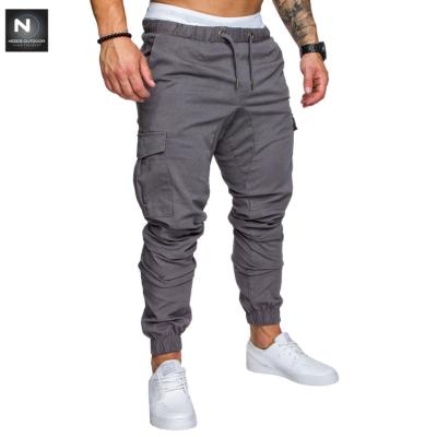 China Men's Casual Pants Anti-Wrinkle Springs Autumn Drawstring Elastic Waist Joggers Male Cargo Pants Male Hip Hop Sweatpants for sale